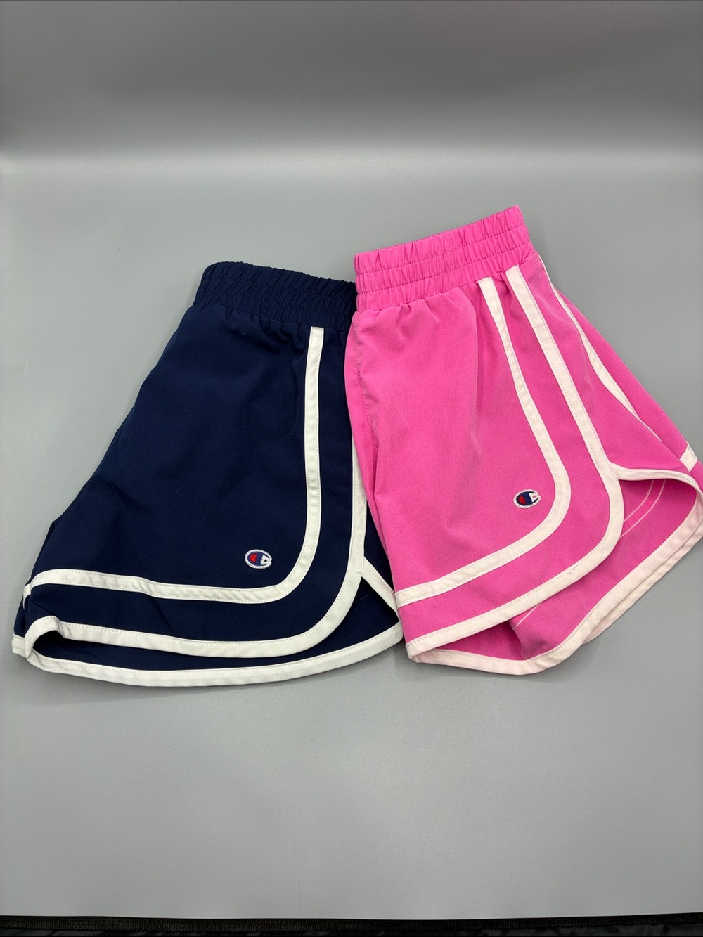 Champion Girls Athletic Shorts - Pink / Navy